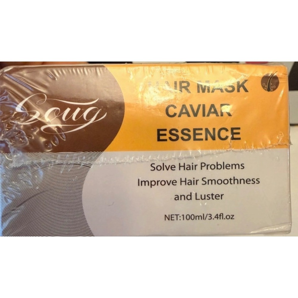 Soug Hair Mask Caviar Essence 100ml Deep Moisturizing Smoothness and Luster New